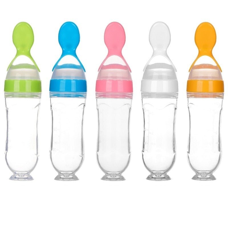 Biberon avec cuillère pour nouveau-né | EasyBottle™ - Bébé Needs