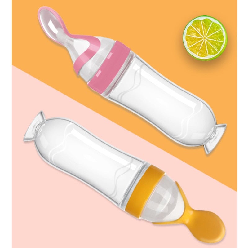 Biberon avec cuillère pour nouveau-né | EasyBottle™ - Bébé Needs