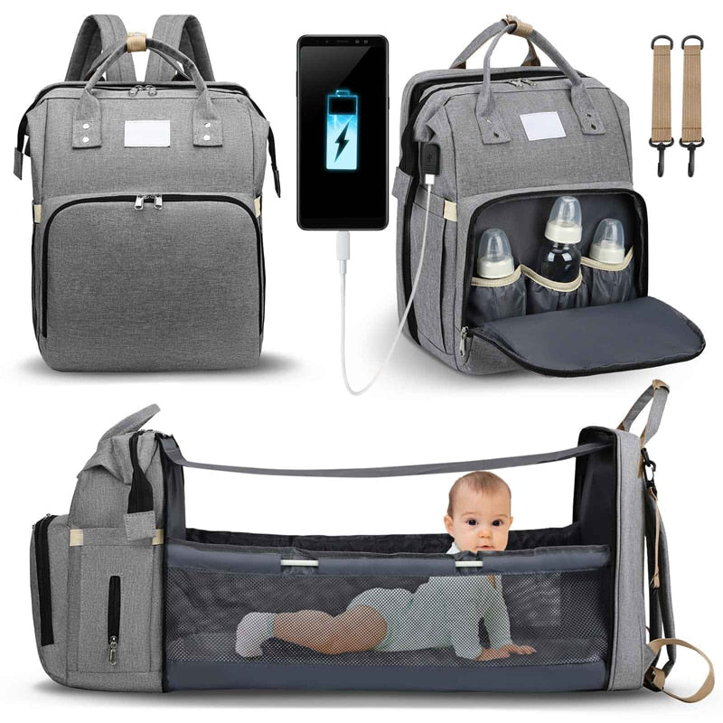 Sac à langer portatif | Berceau de voyage BabyNappy™ - Bébé Needs