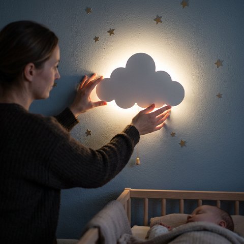 Veilleuse murale | Nuage Doux - Bébé Needs